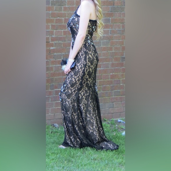 Jovani size 4 one shoulder prom dress - Picture 2 of 5